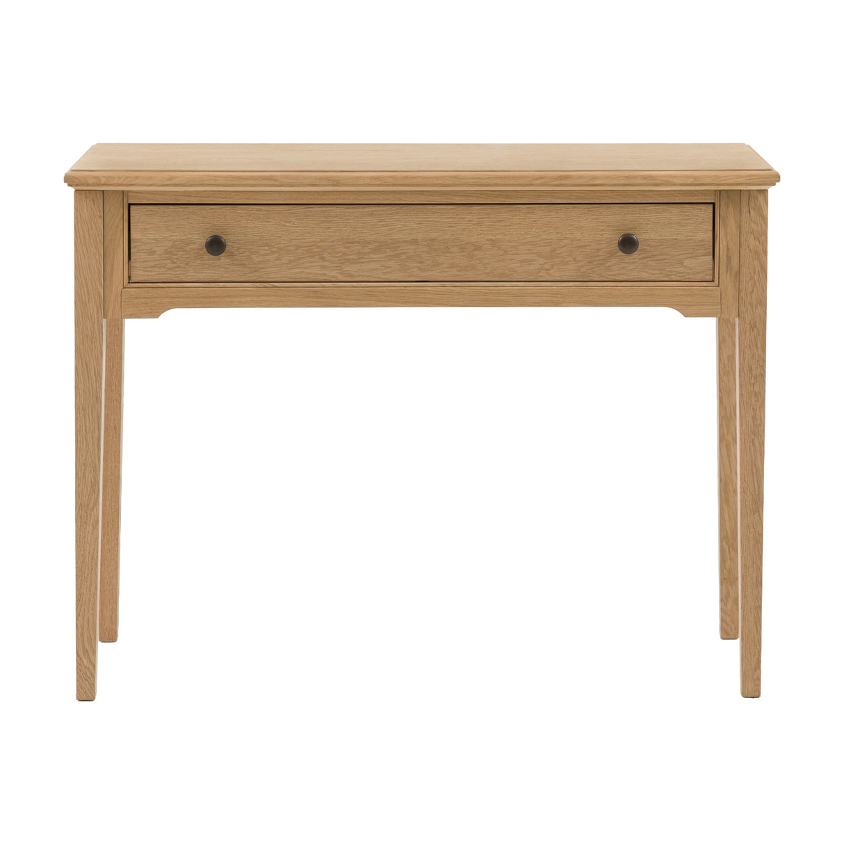 Malvern Console Table with Drawer – Natural Oak