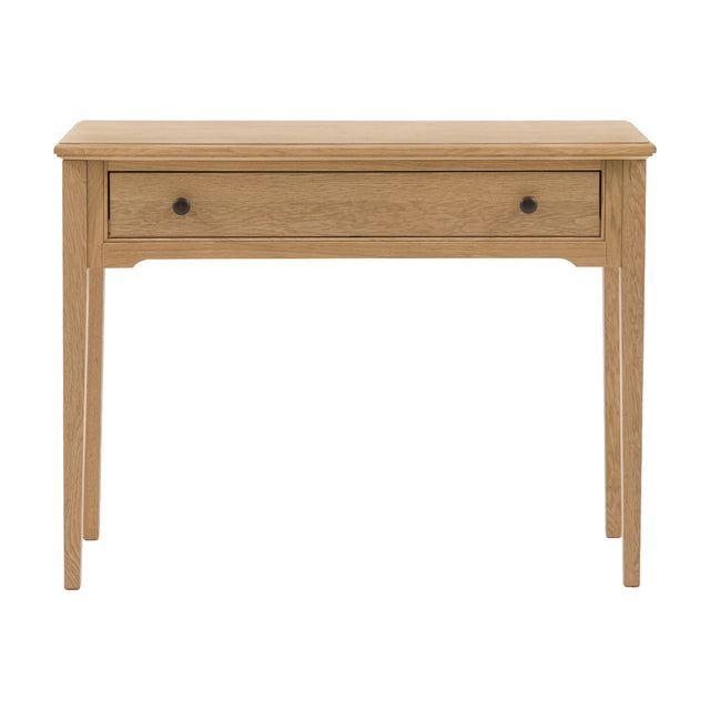 Malvern Console Table with Drawer – Natural Oak