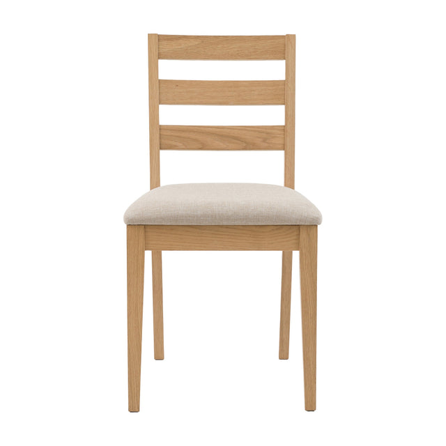 Malvern Ladder Back Dining Chair Set of 2 – Natural