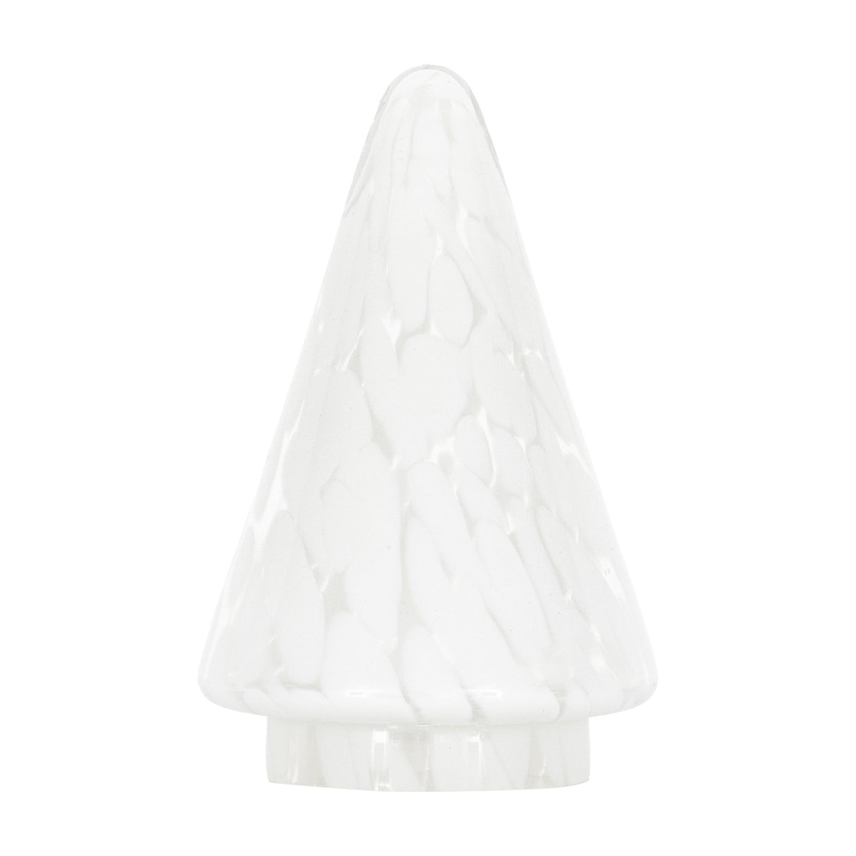 Confetti Glass Tree Decoration – White