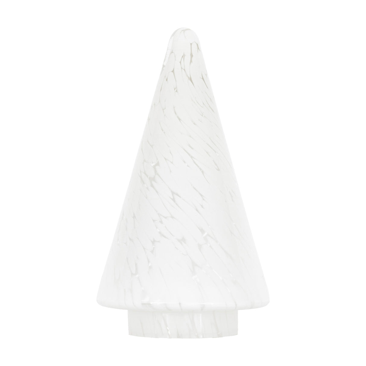 Confetti Glass Tree Decoration – White