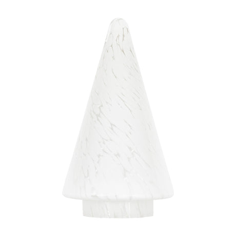 Confetti Glass Tree Decoration – White
