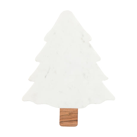 Christmas Tree Serving Platter – White