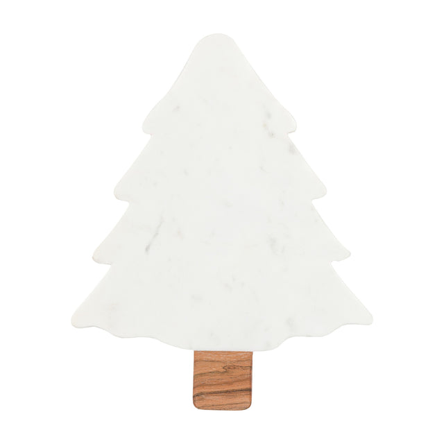 Christmas Tree Serving Platter – White