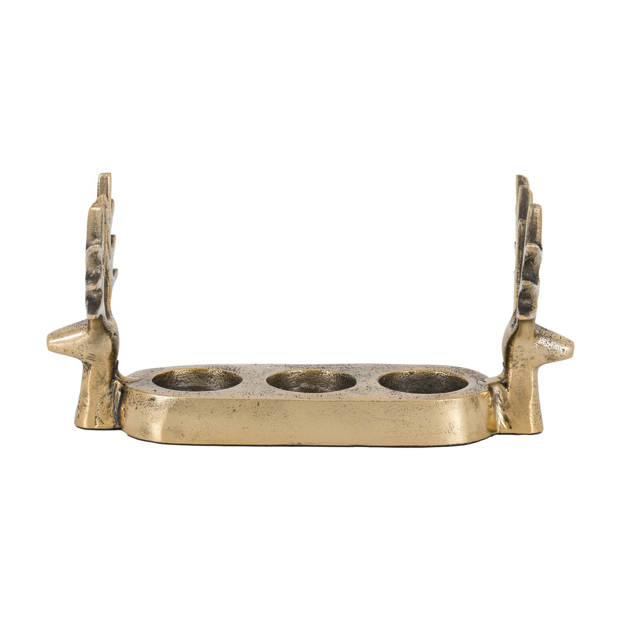Stag Trio Tealight Holder – Gold