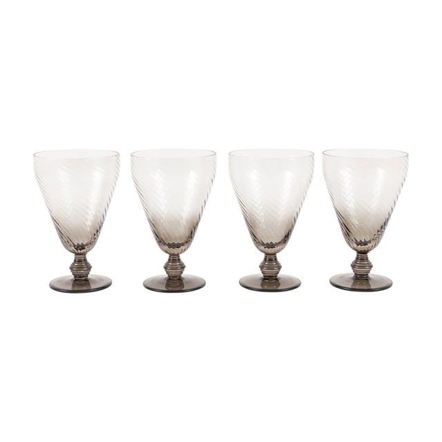 Swirl Wine Glasses Set of 4
