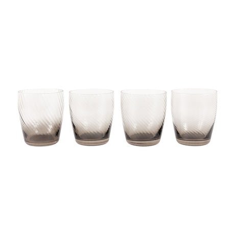 Swirl Tumbler Glasses Set of 4