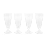 Swirl Footed Flute Glasses Set of 4
