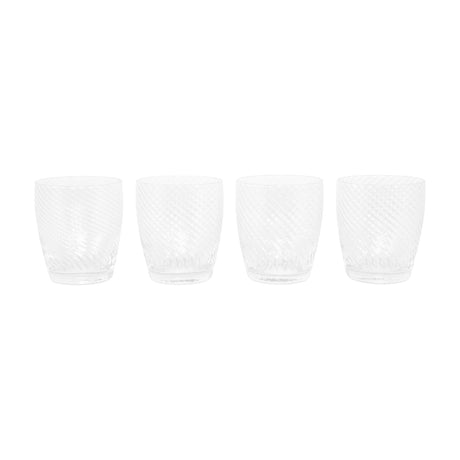 Swirl Tumbler Glasses Set of 4