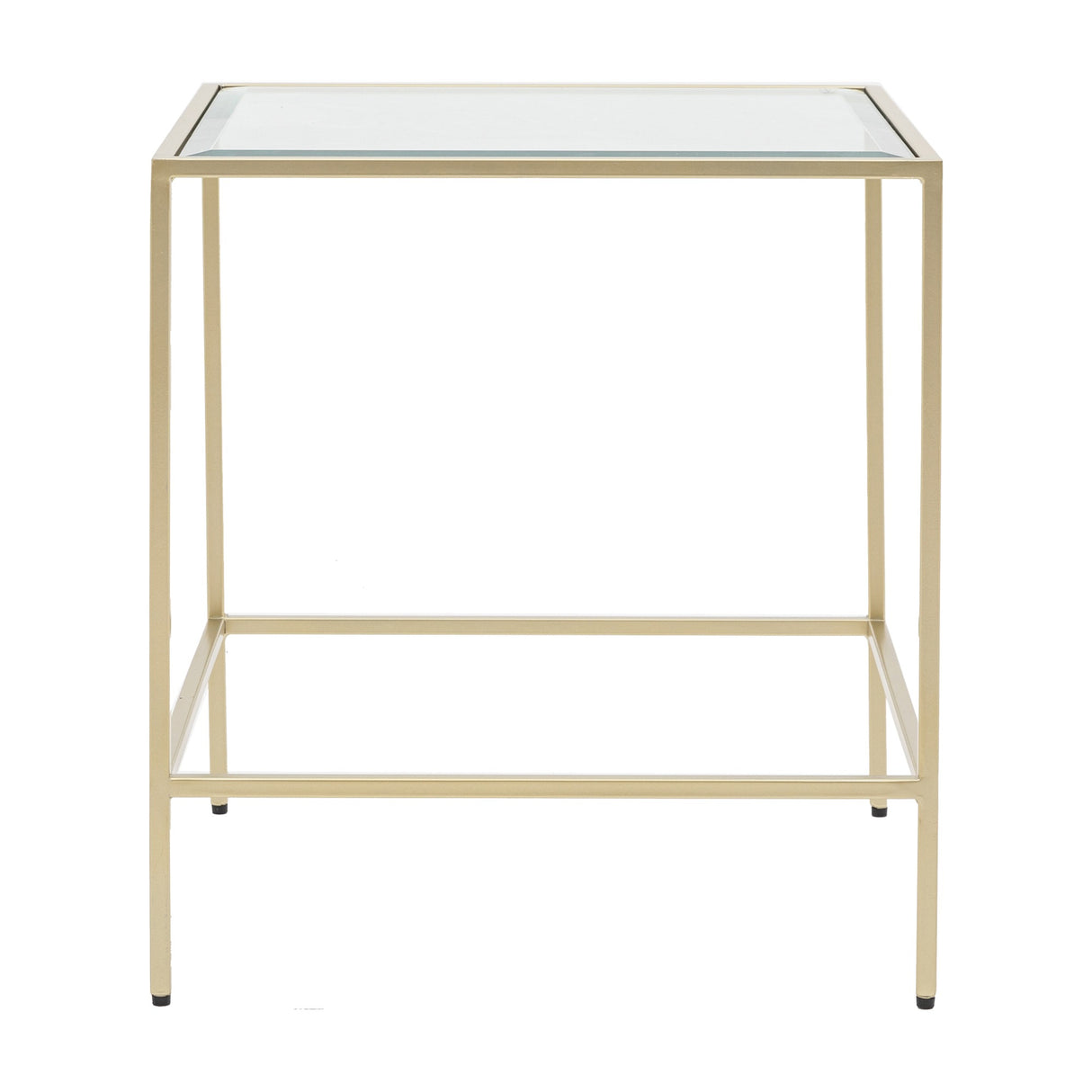Rothbury Glass Top Side Table