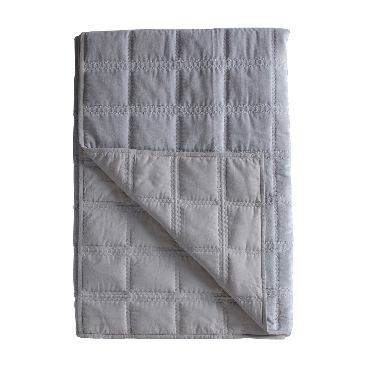 Quilted Cotton Velvet Bedspread