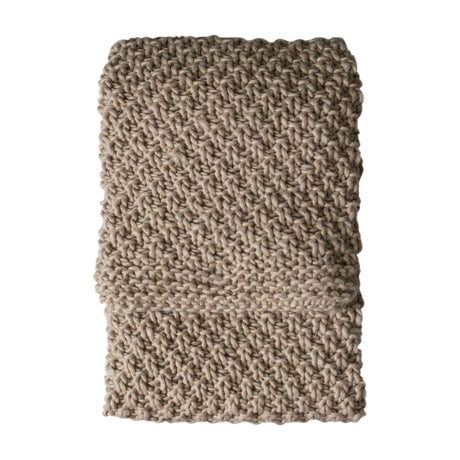 Moss Chunky Knitted Throw