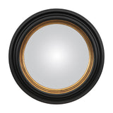 Rockbourne Convex Round Mirror – Black