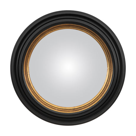 Rockbourne Convex Round Mirror – Black