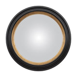 Rockbourne Convex Round Mirror – Black