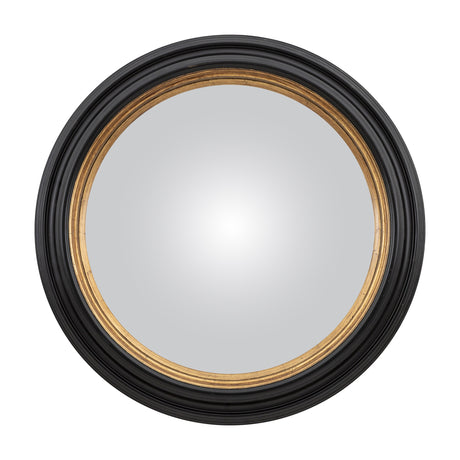 Rockbourne Convex Round Mirror – Black