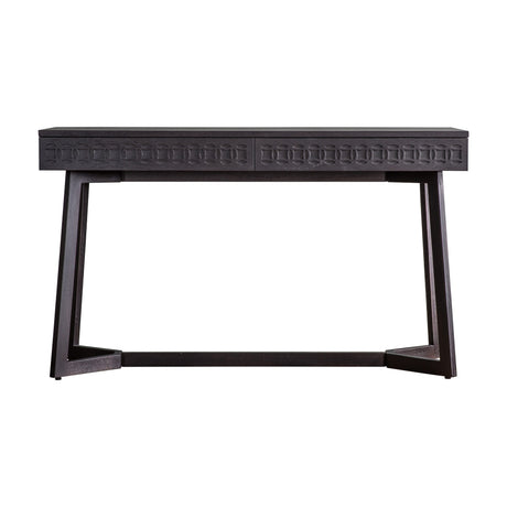 Boho Boutique 2 Drawer Desk – Black