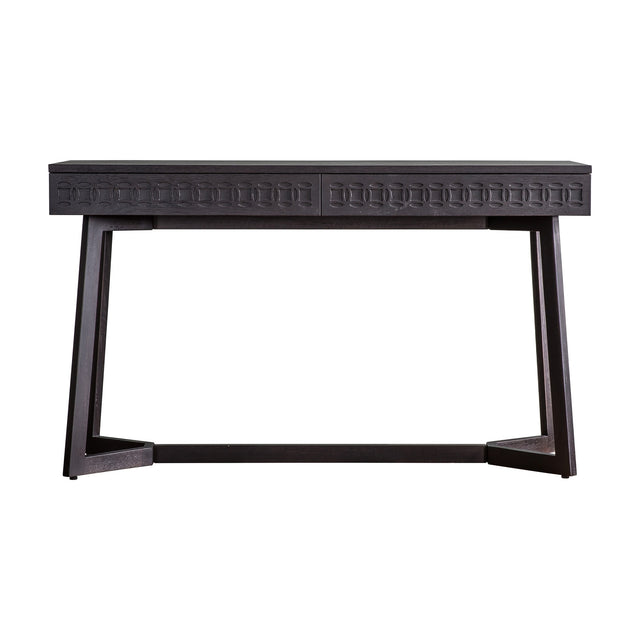 Boho Boutique 2 Drawer Desk – Black
