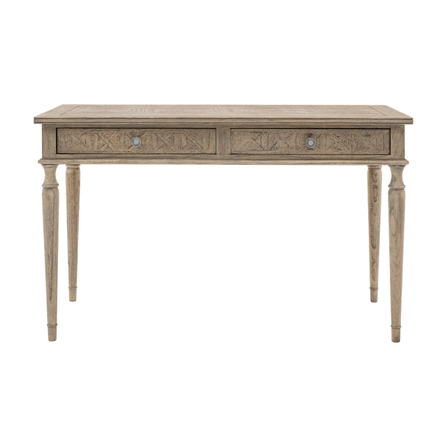 Rustique Two Drawer Desk – Natural