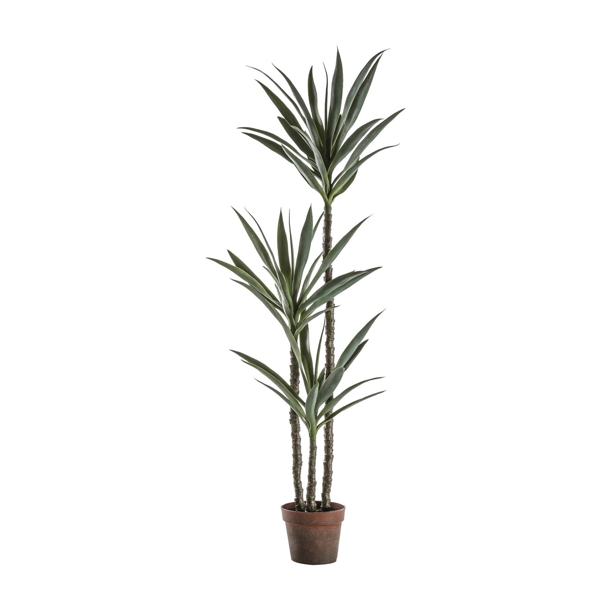 Artificial Yucca Tree with 3 Heads – Green