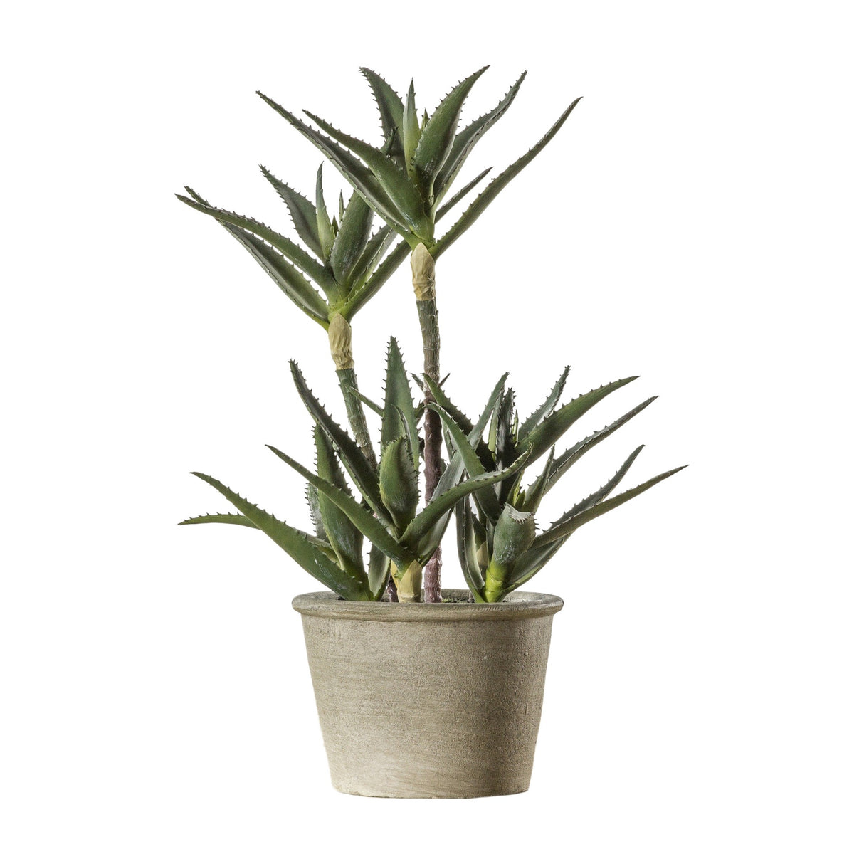 Artificial Potted Aloe Plant – Green