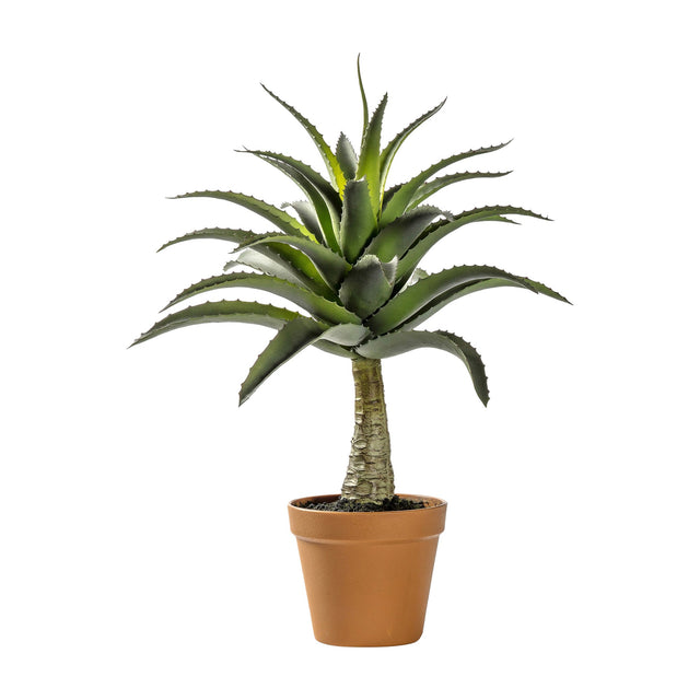 Artificial Agave Potted Plant – Green