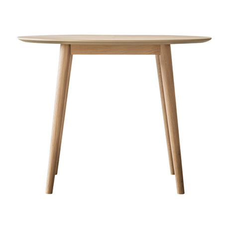 Milano Round Dining Table – Natural Oak