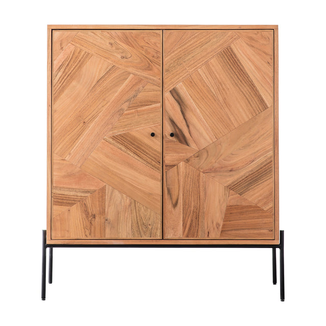 Oklahoma 2 Door Drinks Cabinet – Natural