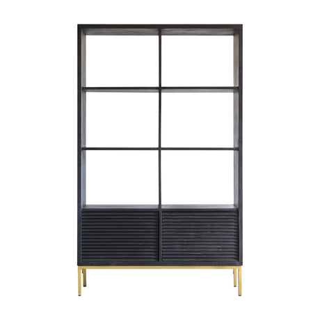 Ripple 2 Door Open Display Unit – Black