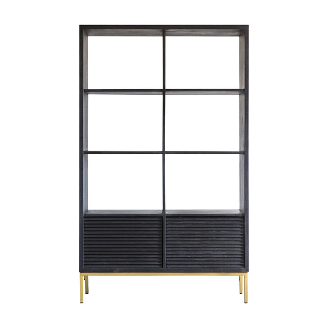 Ripple 2 Door Open Display Unit – Black