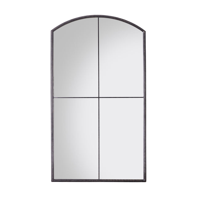 Frida Arched Window Mirror – Black