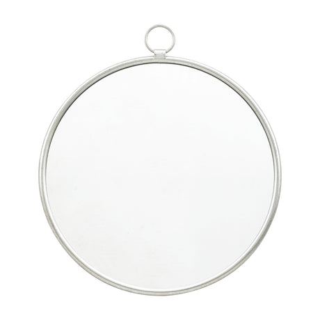Bayswater Round Mirror with Ring Detail