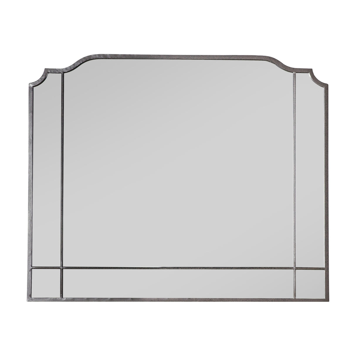 Wardour Overmantel Mirror – Charcoal