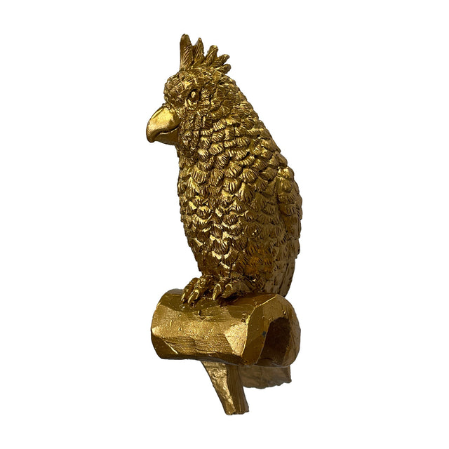 Levi Parrot Pot Hanger Set of 2 – Gold