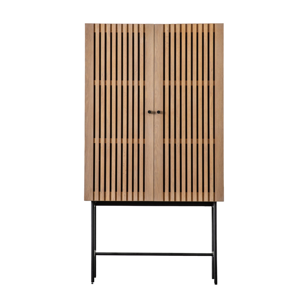 Okayama 2 Door Cocktail Cabinet – Oak