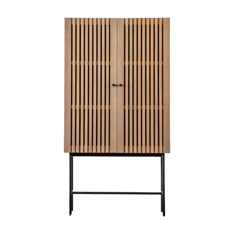 Okayama 2 Door Cocktail Cabinet – Oak