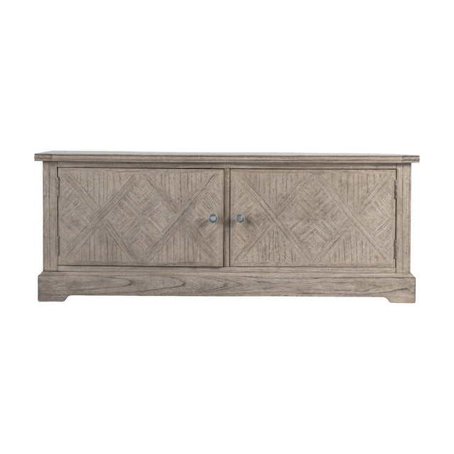 Rustique 2 Door Media Unit – Natural