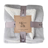 Sterling Fleece Sherpa Throw