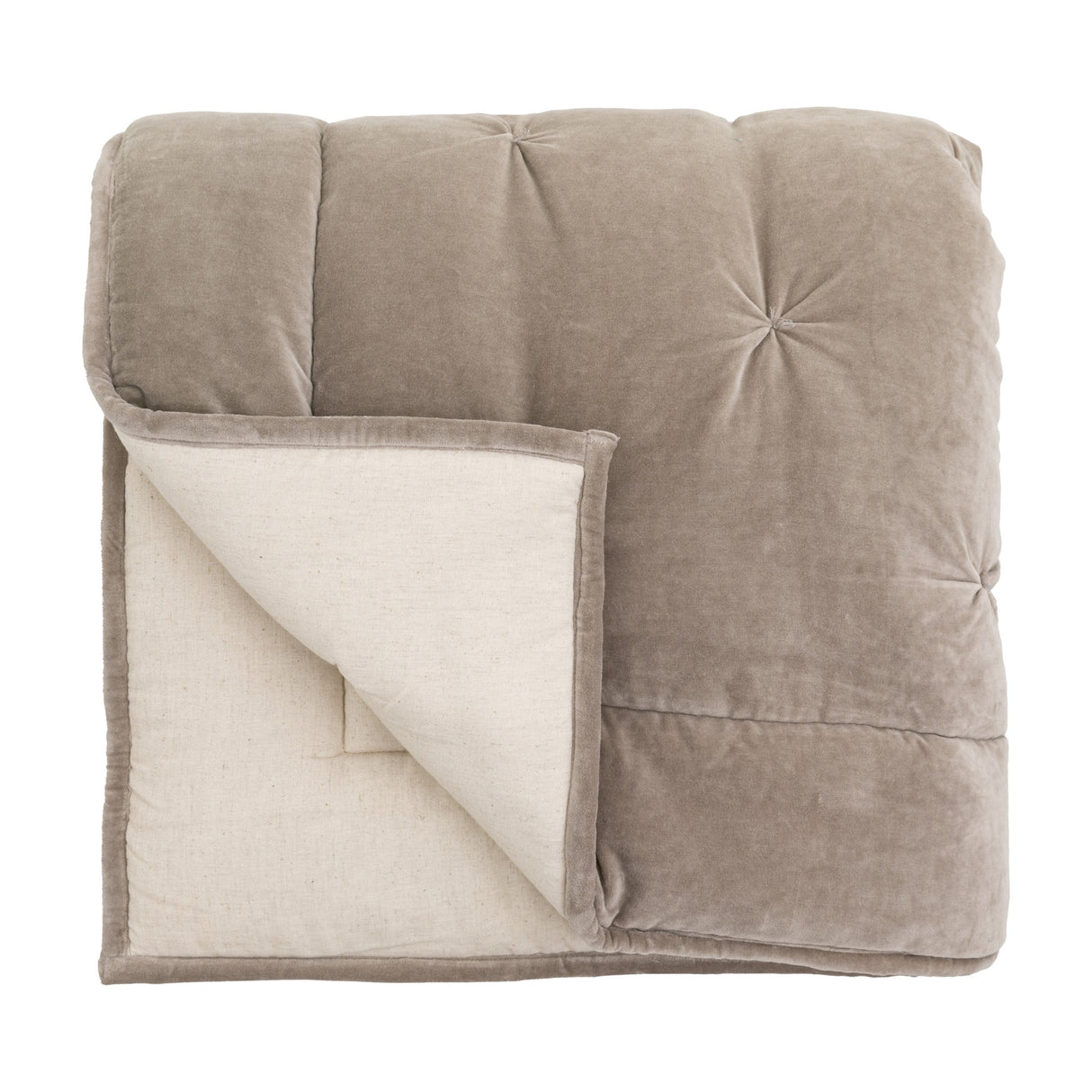 Opulent Velvet Quilted Bedspread