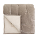 Opulent Velvet Quilted Bedspread