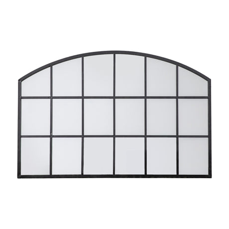 Wingham Arch Window Mirror – Black