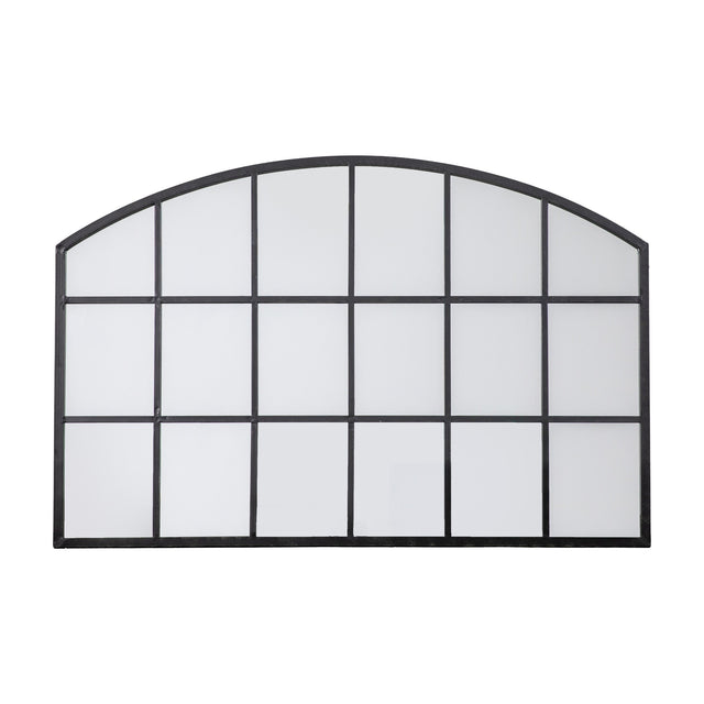 Wingham Arch Window Mirror – Black