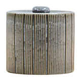 Estrid Ribbed Lidded Jar