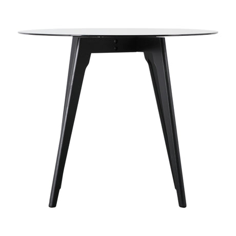 Blair Round Dining Table – Black