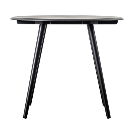 Maddox Round Dining Table – Black