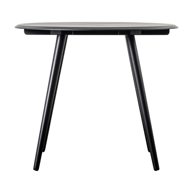 Maddox Round Dining Table – Black