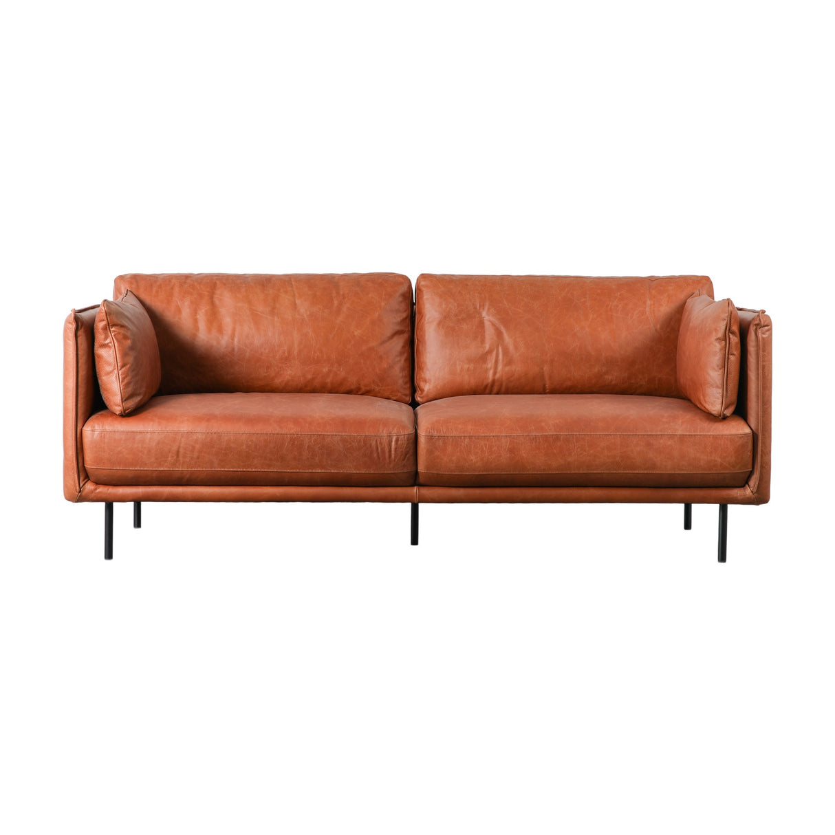 Wigmore 3 Seater Leather Sofa – Tan