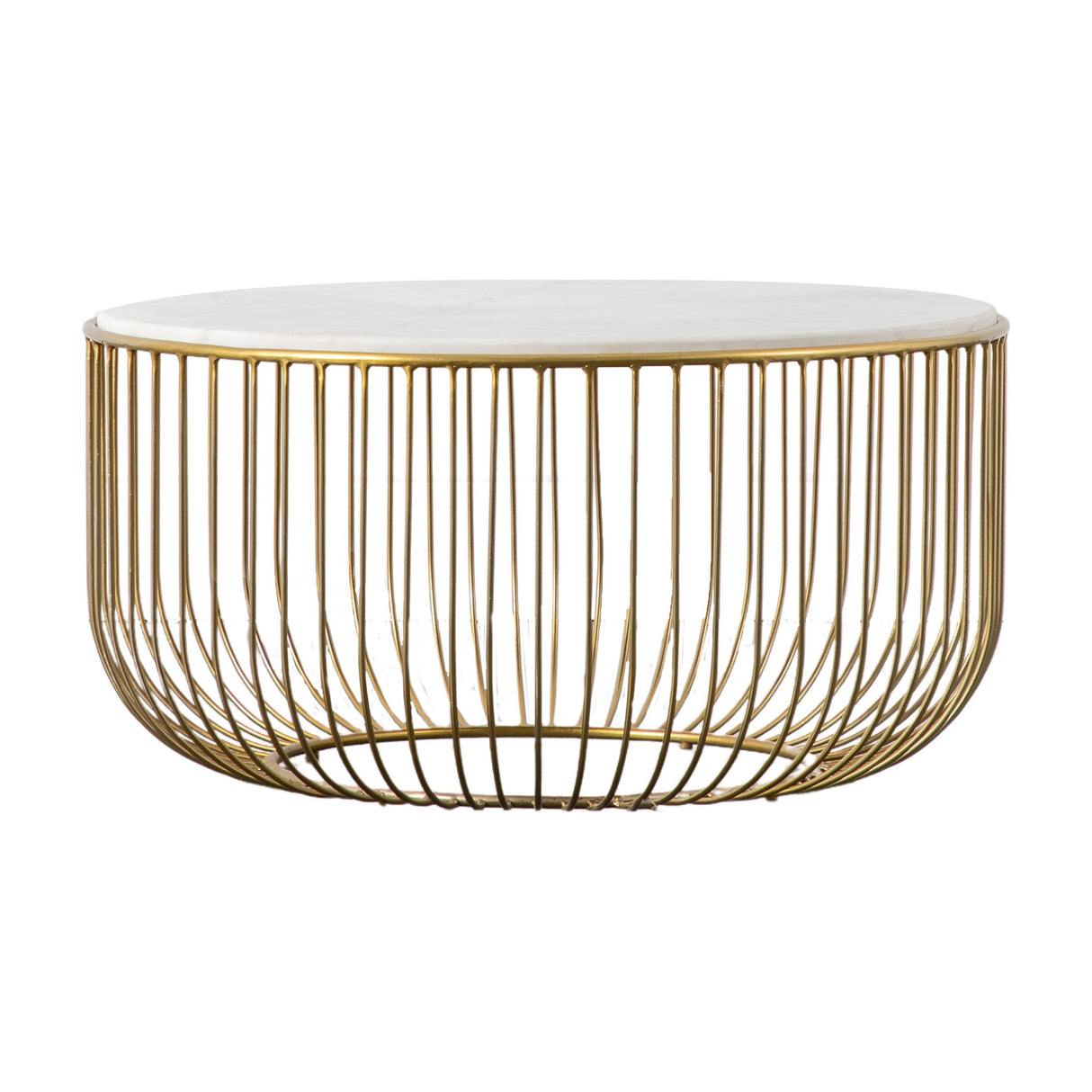 Riley Marble Coffee Table – White