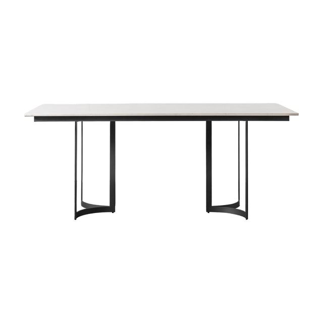 Everton Dining Table with Stone Top