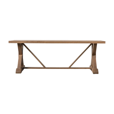 Ashbourne Trestle Dining Table Large – Light Wood